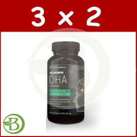 Pack 3x2 Neuromem Dha 1.000Mg. 60 Perlas Herbora