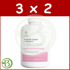 Pack 3x2 Aceite De Onagra y Vitamina e 450 Perlas Herbora