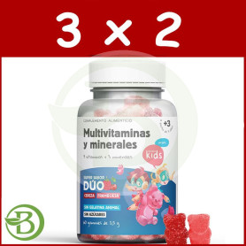 Pack 3x2 Multivitaminas y Minerales 60 Gummies Herbora