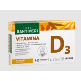 Vitamina D3 60 Comprimidos Santiveri