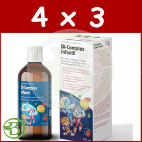 Pack 4x3 Bicomplex Infantil 250Ml. Herbora