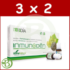 Pack 3x2 Inmunoden 10 Viales Soria Natural