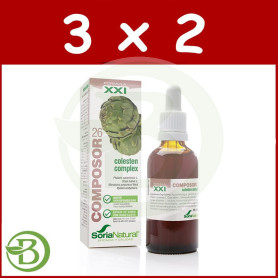 Pack 3x2 Composor 26 Colesten Complex 50Ml. Soria Natural