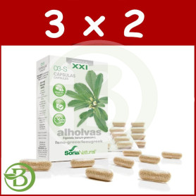 Pack 3x2 Alholvas 30 Cápsulas Soria Natural