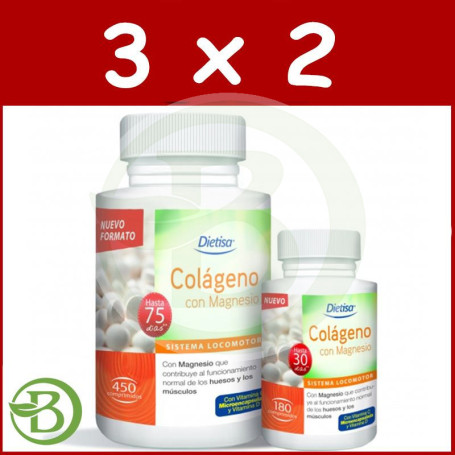 Pack 3x2 Colágeno 450 Comprimidos Dietisa