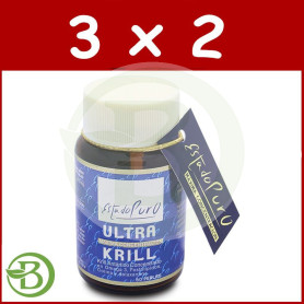 Pack 3x2 Ultra Krill 60 Perlas Estado Puro