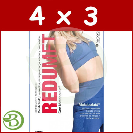 Pack 4x3 Redumet 30 Cápsulas Herbora