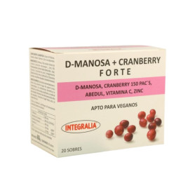 D-Manosa + Cranberry Forte 20 Sobres Integralia