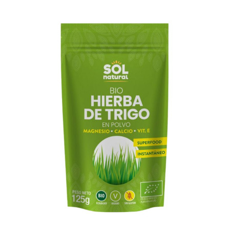 Hierba De Trigo en Polvo Bio 125Gr Sol Natural