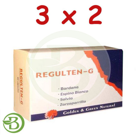 Pack 3x2 Regulten G Golden Green 60 Cápsulas