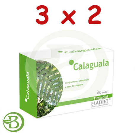 Pack 3x2 Calaguala 60 Comprimidos Eladiet