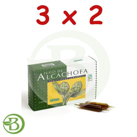 Pack 3x2 Alcachofa 20 Viales Plantis