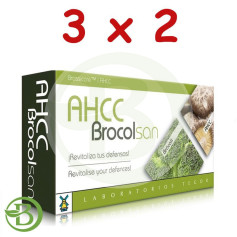 Pack 3x2 AHCC Brocolsan 60 Cápsulas Tegor