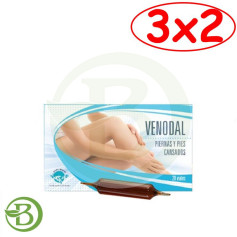 Pack 3x2 Venodal Plus 20 Viales Montstar
