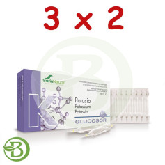 Pack 3x2 Glucosor Potasio 28 Viales Soria Natural