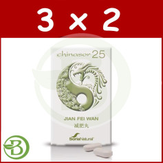 Pack 3x2 Chinasor 25 Soria Natural