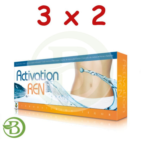 Pack 3x2 Activation Ren 20 Viales Tegor