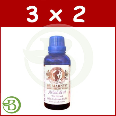 Pack 3x2 Aceite Esencial de Árbol de Té 50Ml. Marnys