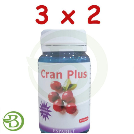 Pack 3x2 Cran Plus 60 Cápsulas Mont-Star