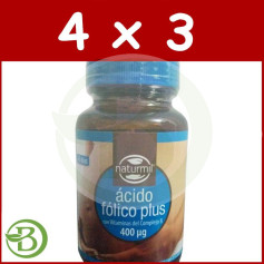 Pack 4x3 Ácido Fólico 90 Comprimidos Naturmil