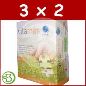 Pack 3x2 Vitamás 30 Cápsulas Mahen