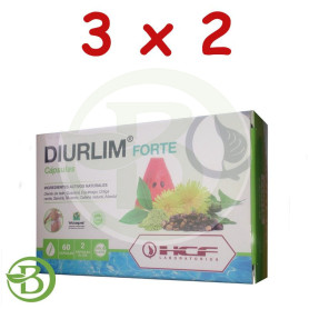 Pack 3x2 Diurlim Forte 60 Cápsulas HCF