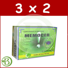 Pack 3x2 Memocer Golden Green 60 Cápsulas