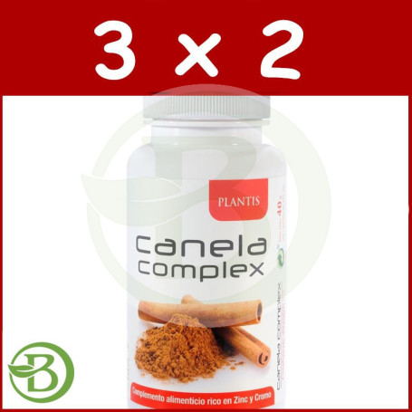 Pack 3x2 Canela Complex 90 Cápsulas Plantis