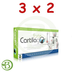 Pack 3x2 Cartilagor Forte 40 Cápsulas Tegor