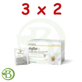 Pack 3x2 Herboplant Digflat-3 20 Filtros Herbora