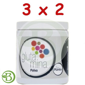 Pack 3x2 Glutamina 250Gr. Plantis