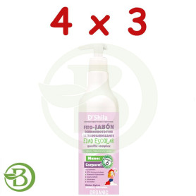 Pack 4x3 Fito-Jabón Dermoprotector Edad Escolar 500Ml. Shila