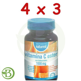 Pack 4x3 Ester C 60 Comprimidos Naturmil