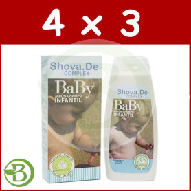 Pack 4x3 Jabón Baby 250Ml. Shova De