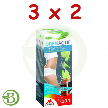 Pack 3x2 Dren Actif 500Ml. Intersa