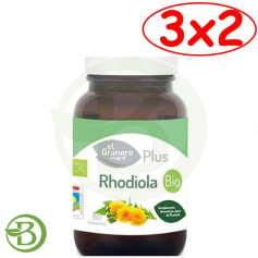 Pack 3x2 Rhodiola BIO 60 Cápsulas El Granero