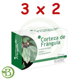 Pack 3x2 Corteza Frángula 60 Comprimidos Eladiet