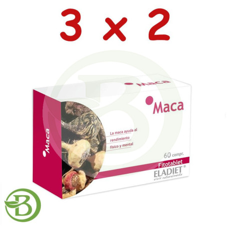 Pack 3x2 Maca 60 Comprimidos Eladiet