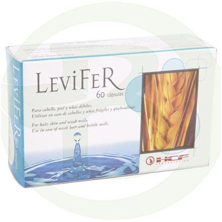 Levifer Cabello Piel y Uñas 60 Cápsulas HCF Laboratorios
