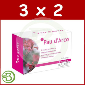 Pack 3x2 Pau Darco 60 Comprimidos Eladiet