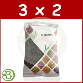 Pack 3x2 Té Negro Bolsa 70Gr. Soria Natural