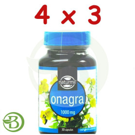 Pack 4x3 Onagra 1.000Mg. 30 Perlas Naturmil