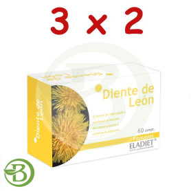 Pack 3x2 Diente De León 60 Comprimidos Eladiet