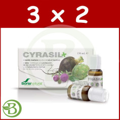 Pack 3x2 Cyrasil 15 Viales Soria Natural