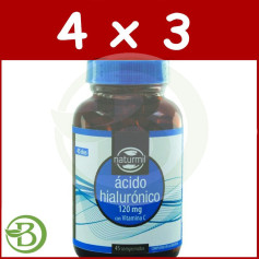 Pack 4x3 Ácido Hialurónico 45 Comprimidos Naturmil