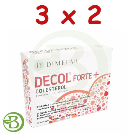 Pack 3x2 Decol Forte + 30 Cápsulas Dimefar