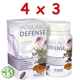 Pack 4x3 Inmuno Defens 45 Comprimidos Eladiet