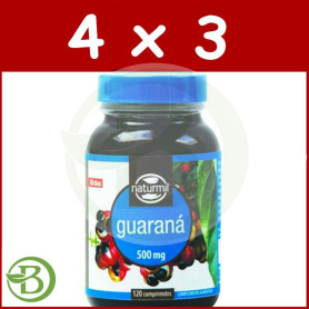 Pack 4x3 Guaraná 120 Comprimidos Naturmil