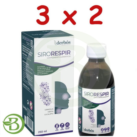 Pack 3x2 Sirorespir 250Ml Derbos