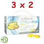 Pack 3x2 Omegamar 1200 60Perlas Marnys